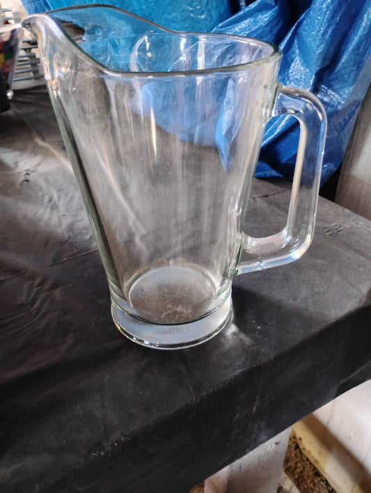 Glass pitcher