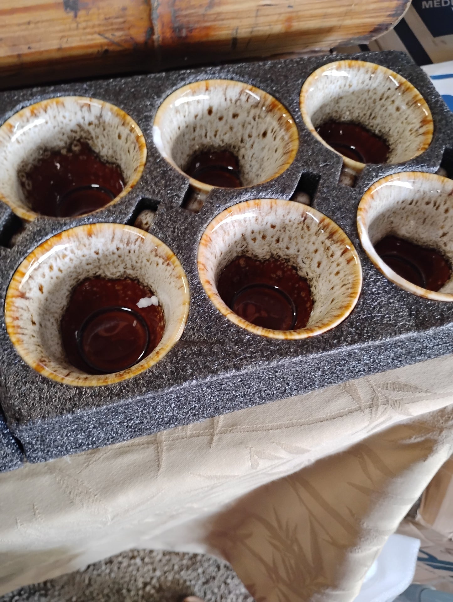 Tea or coffee cup with saucer