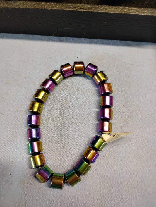 Rainbow hematite Bracelet