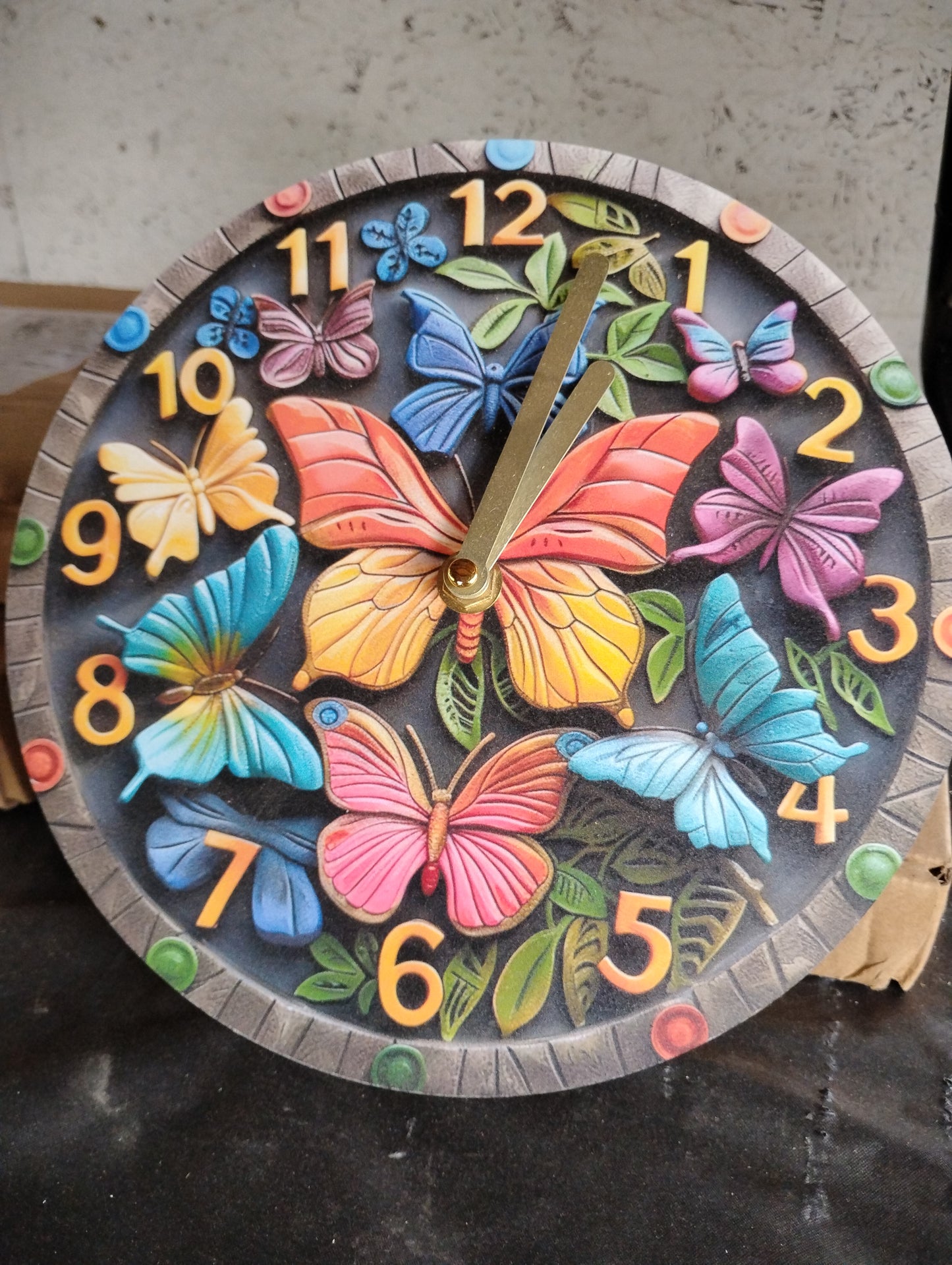 Butterfly clock