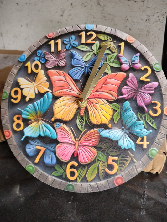 Butterfly clock